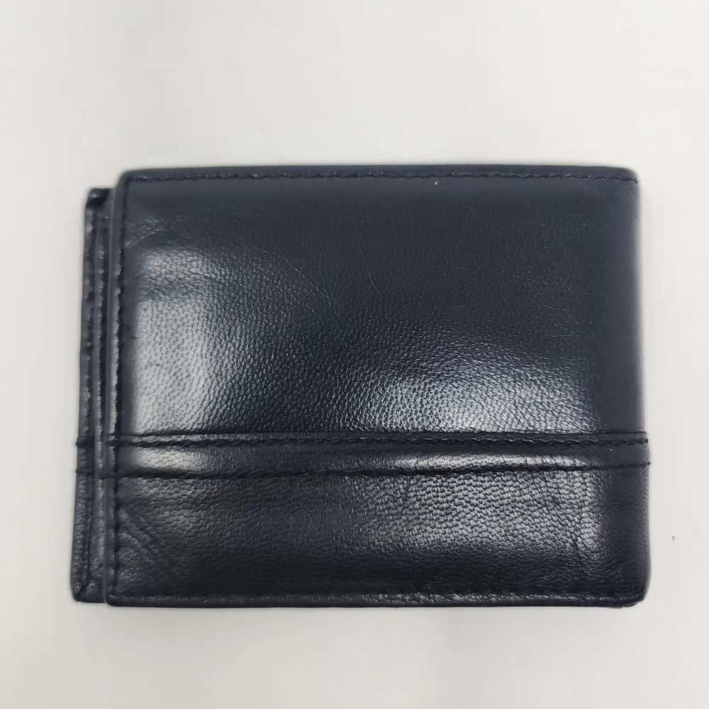 Tommy Hilfiger Black Leather RFID Protection Wallet